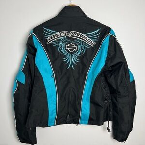 Harley-Davidson Womens Moto Jacket Sz L